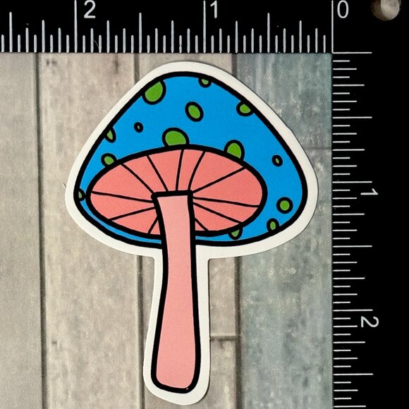 🌀10/$10🌀 Magic Mushroom Waterproof Sticker Decal - Picture 1 of 1